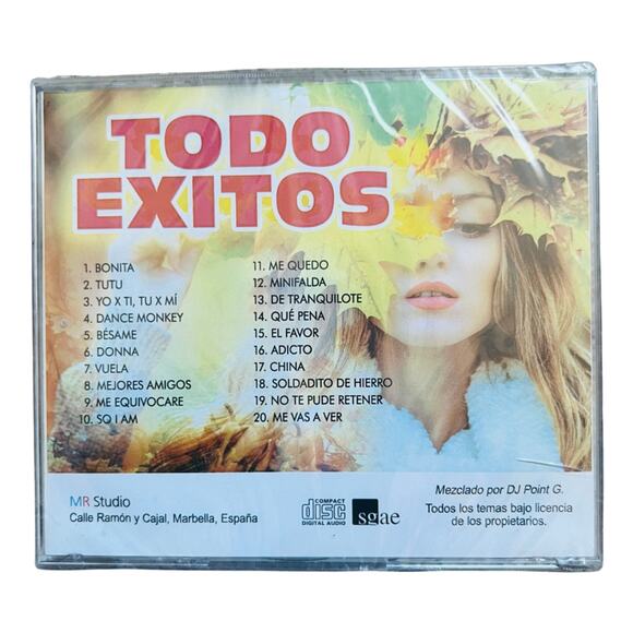 Todo Exitos Otono 2019 NEW SEALED CD Spain Spanish Remixes Popular DJ Point G - Picture 2 of 2